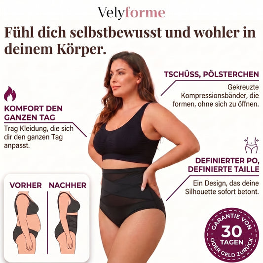 Velyforme high-waisted shaping briefs: product features